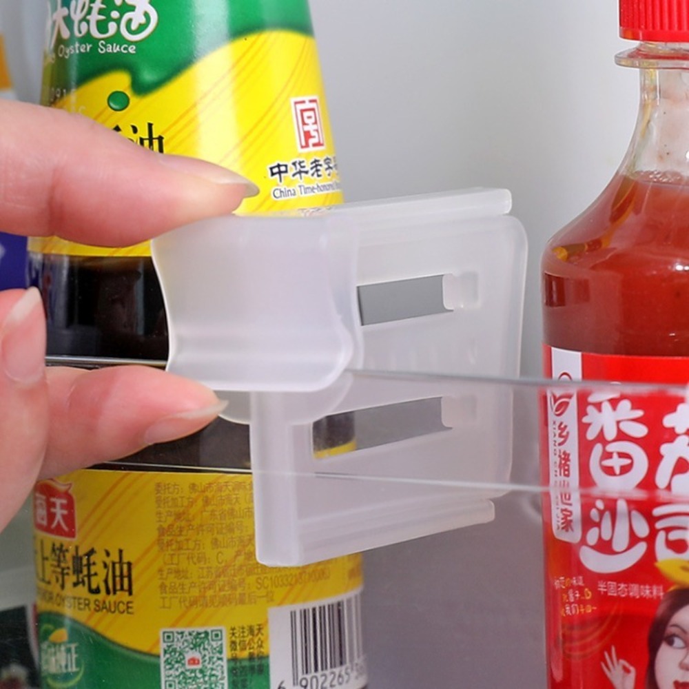1/4pcs Adjustable Refrigerator - Food Storage With Dividers 评论和价格