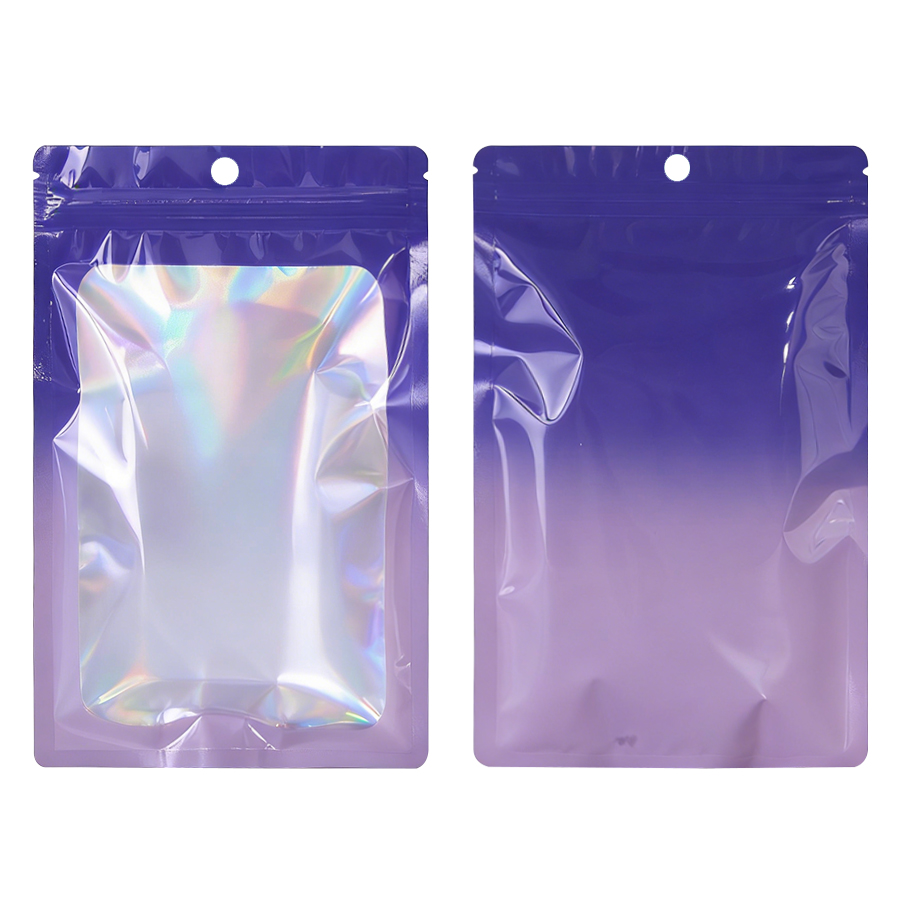 Holographic Color Square Zippe - Food Storage Bag 评论和价格