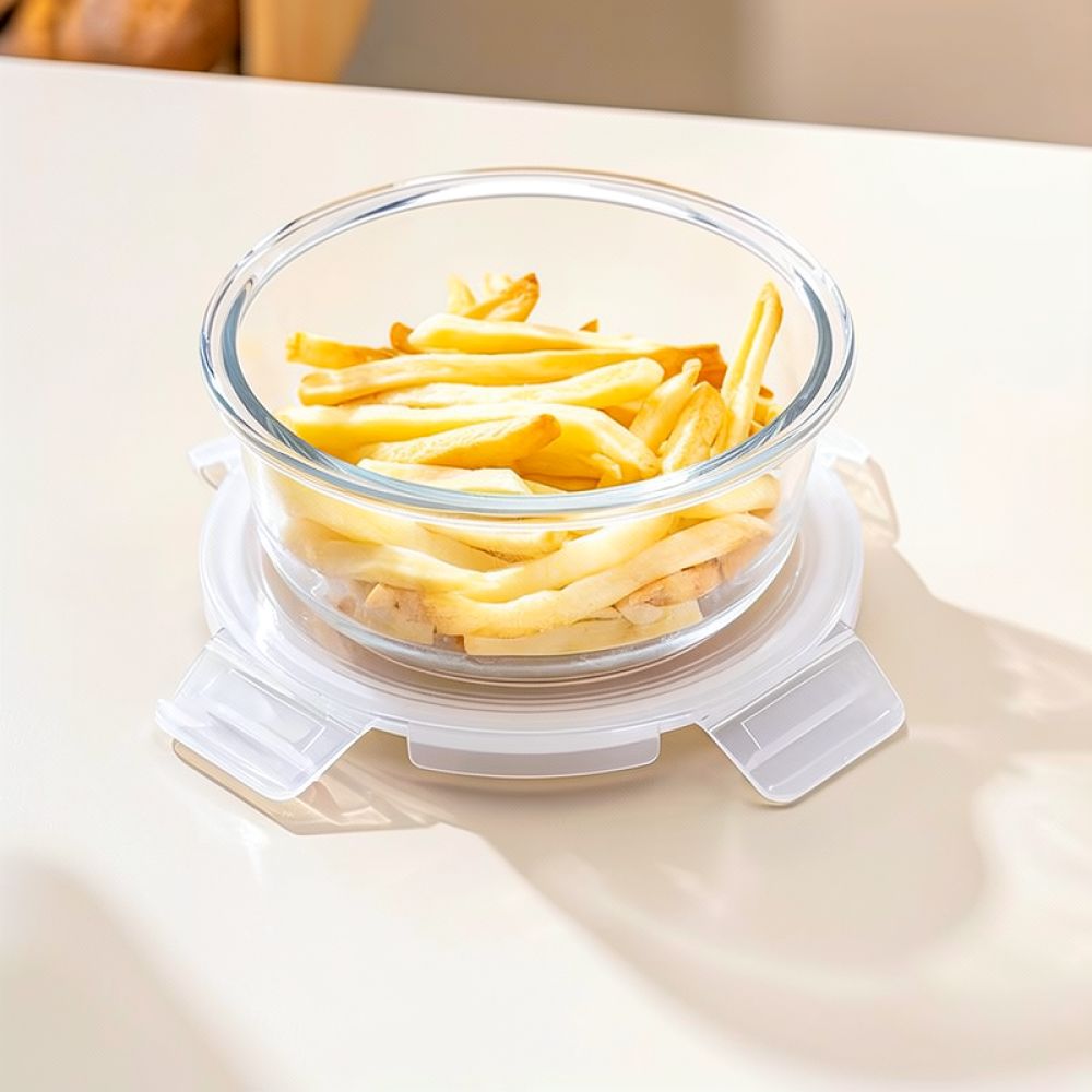 Microwave Safe Glass Bento Lun - Food Storage With Dividers 评论和价格