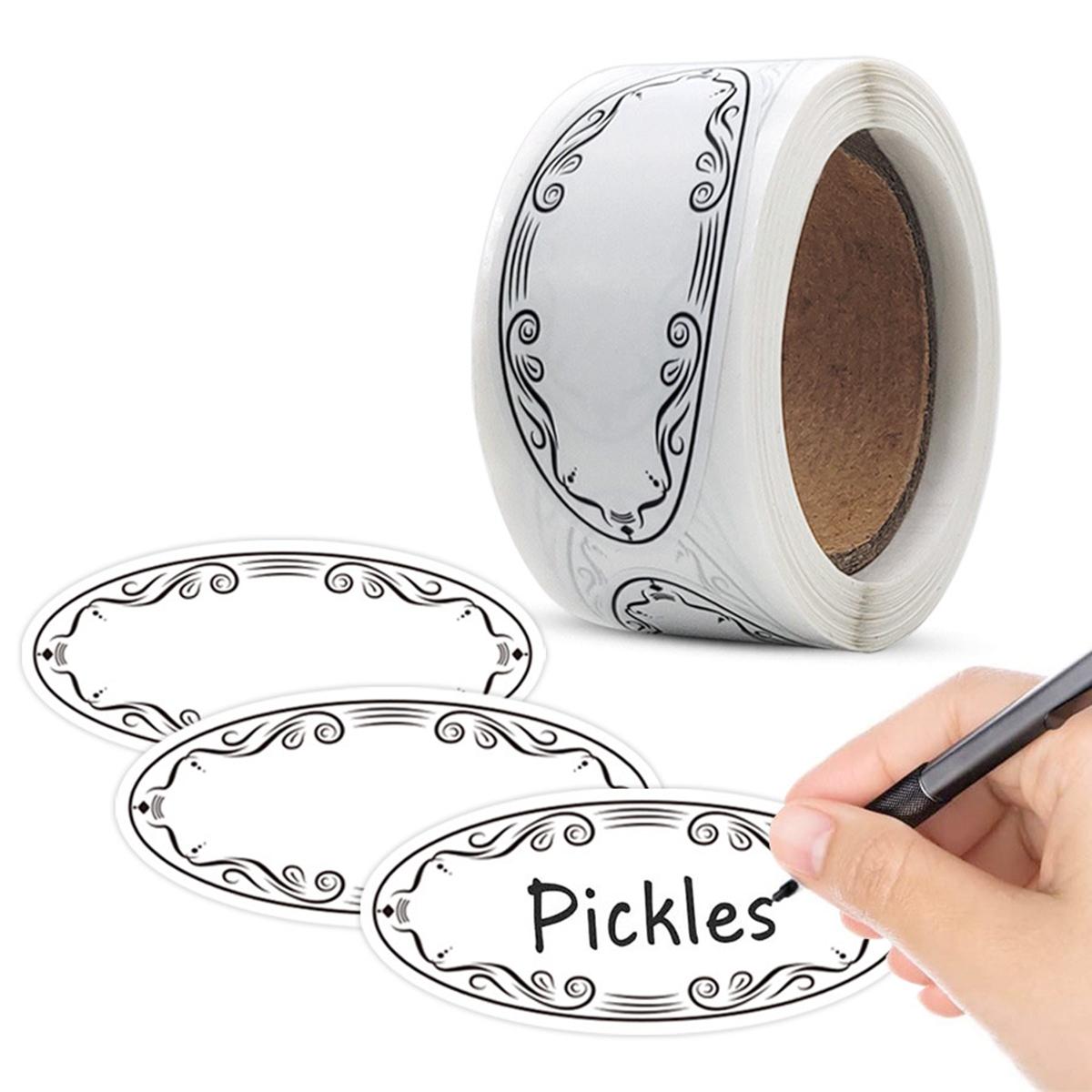 150Pcs Oval Canning Labels for - Food Storage Labels 评论和价格