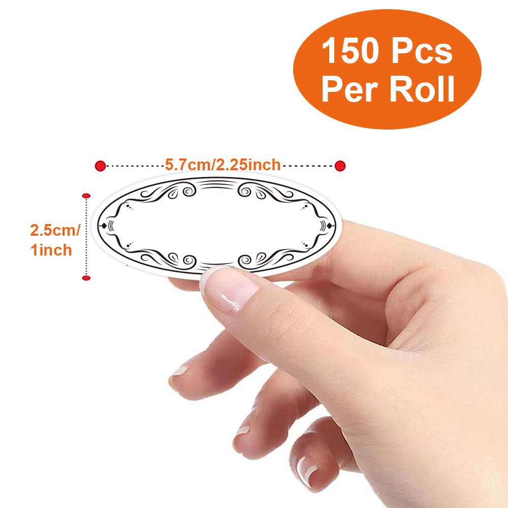 150Pcs Oval Canning Labels for - Food Storage Labels 评论和价格