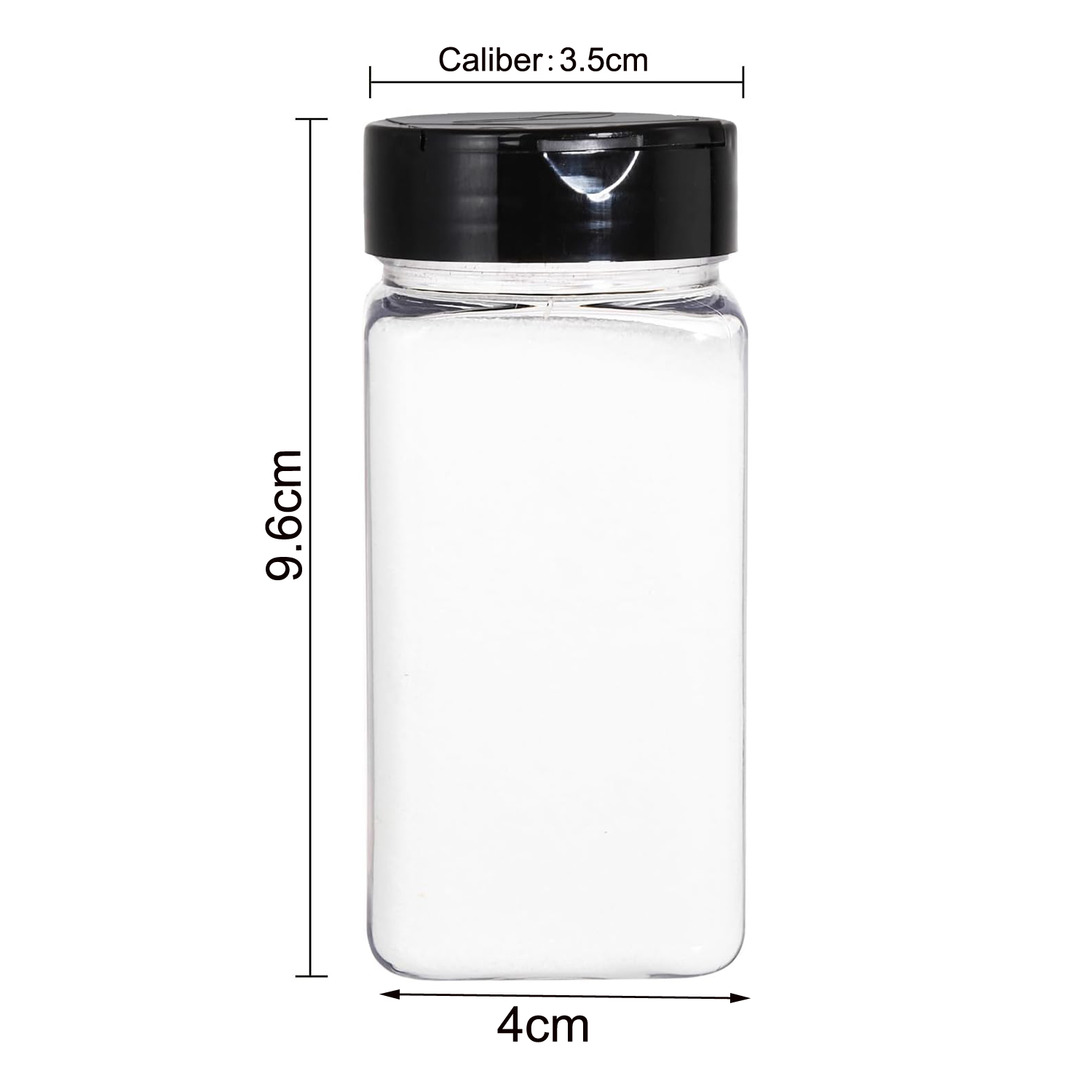 Square Large Plastic Spice Jar - Food Storage Meals 评论和价格