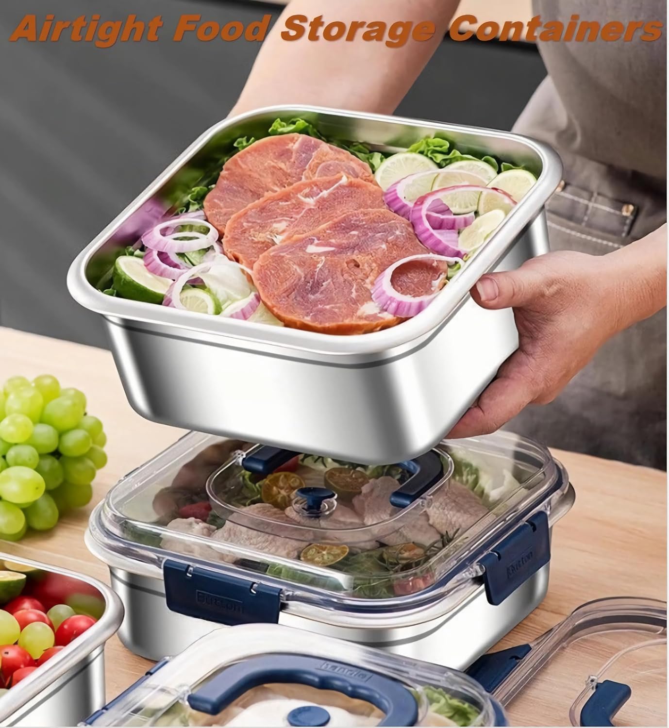 Leakproof Stainless Steel Food - Food Storage Oven Safe 评论和价格