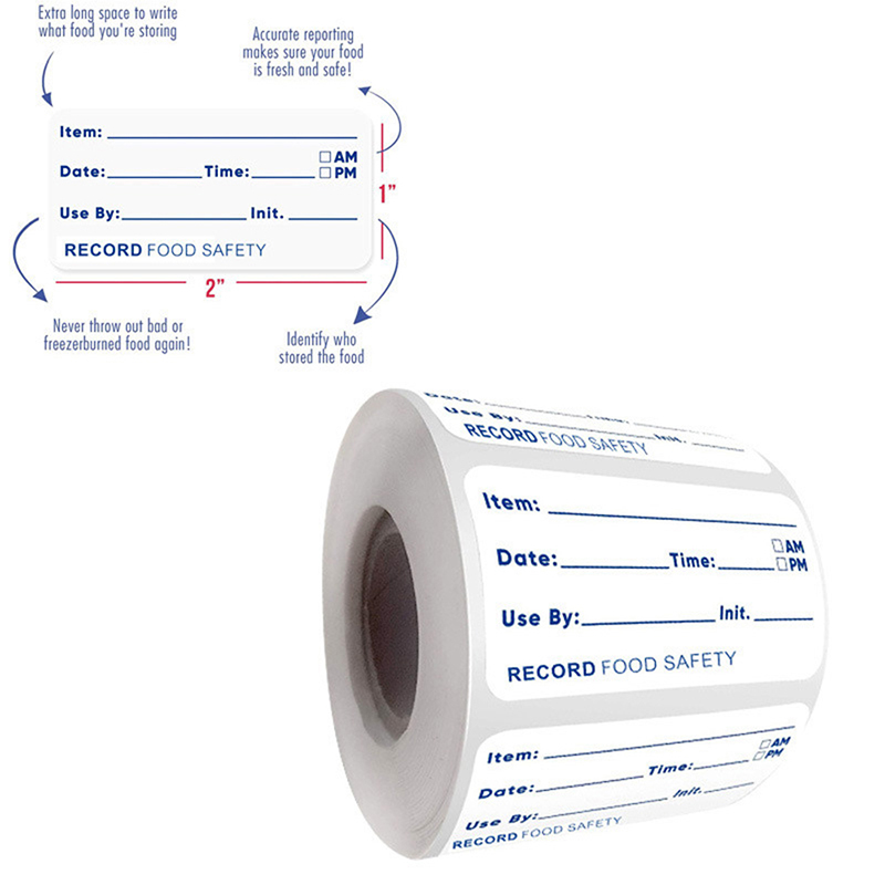 500Pcs/roll Kitchen Stickers S - Food Storage Labels 评论和价格